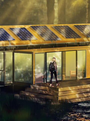 Container Home Render